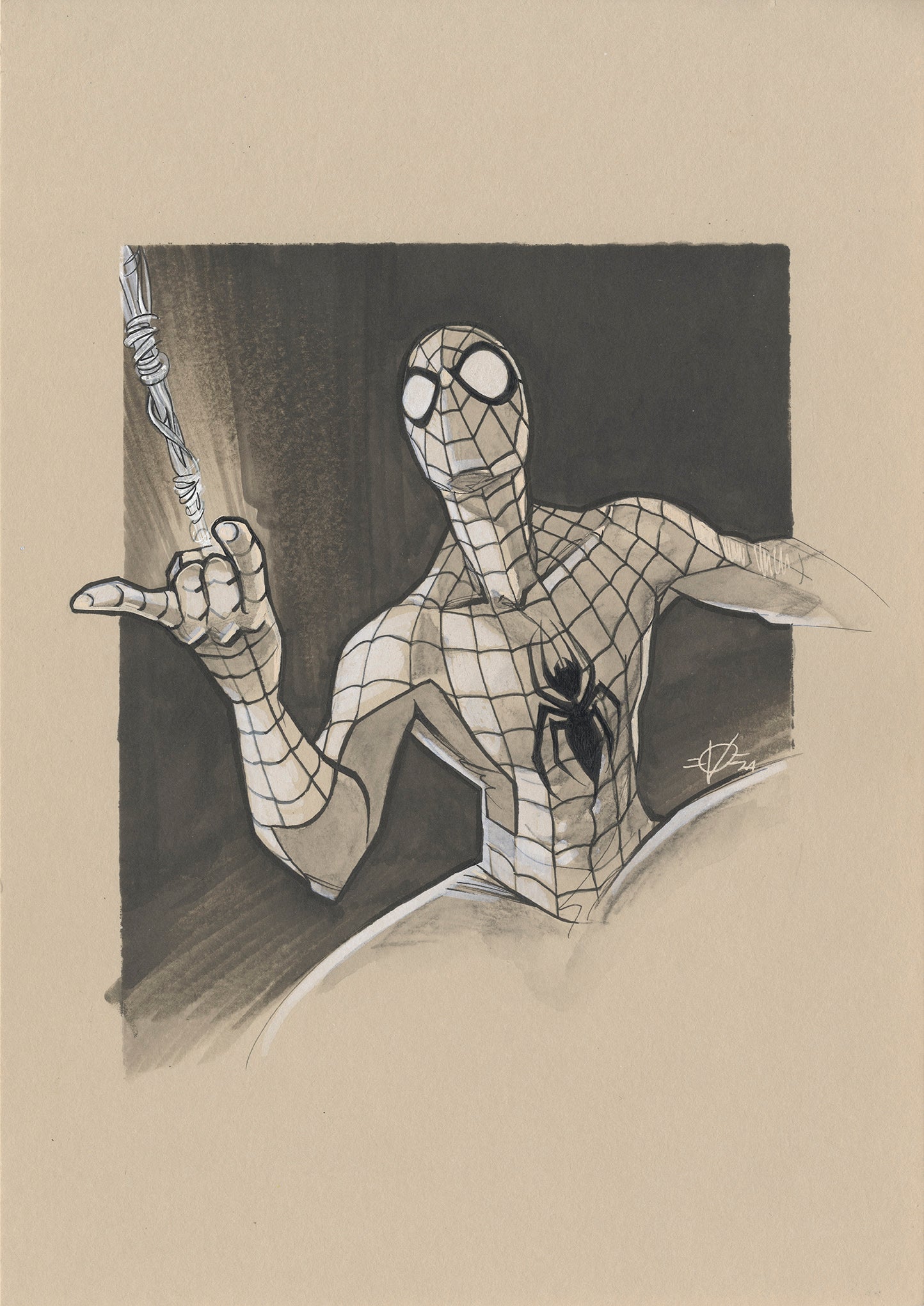 Olivier Vatine Original Art Limited to 10 Bundle Spider-Man Edition