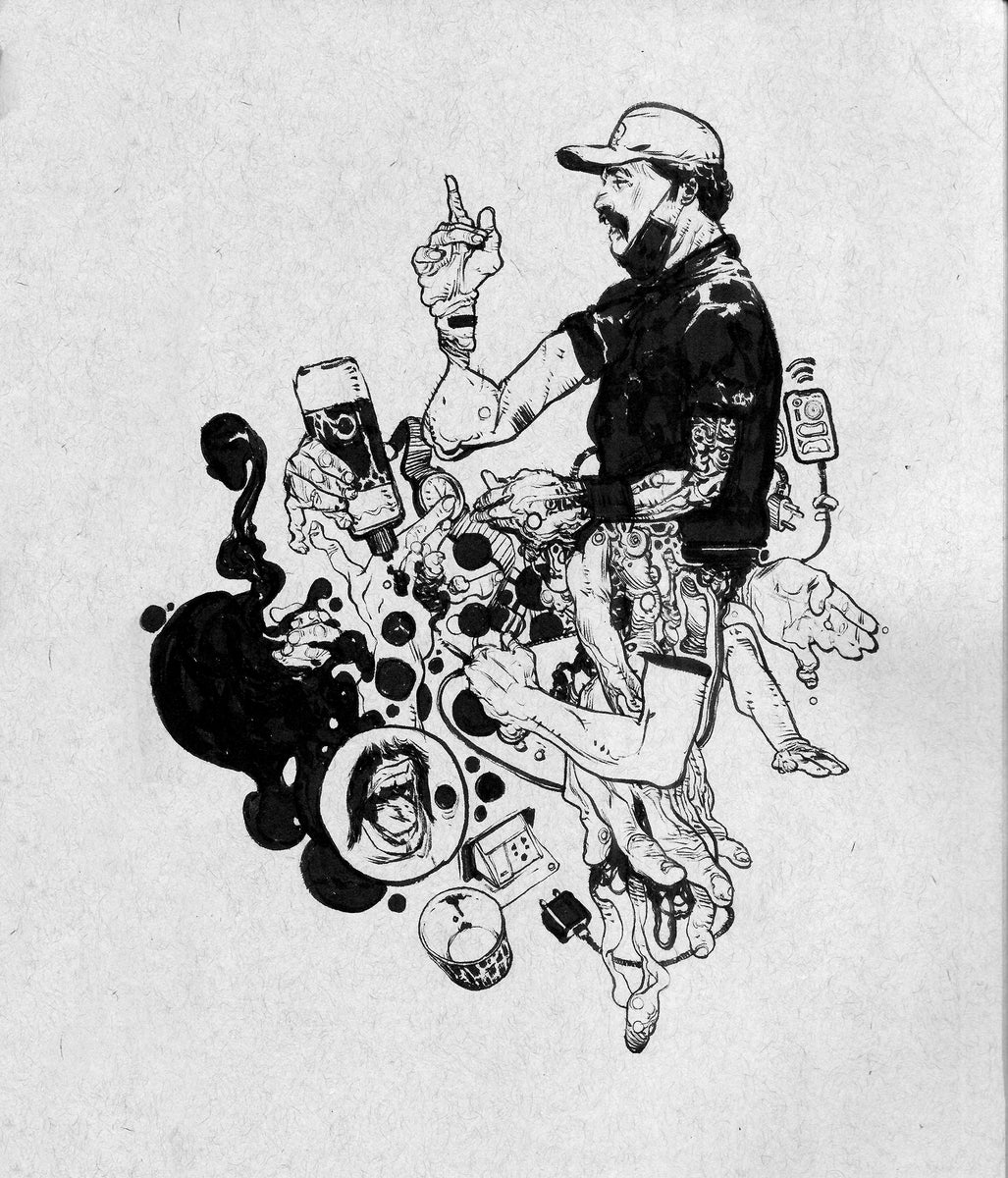 SOM Original Art Aimless Doodle Illustration Kirby's Comic Art