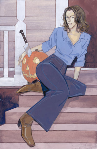 Kagan McLeod Original Art Halloween Illustration