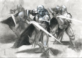 Michal Ivan Original Art Magic: The Gathering Legion Loyalty Card Art