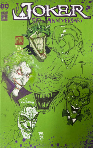 Casey Parsons, Alex Maleev, Francesco Mobili, Viktor Farro, Paco Diaz, Tony Moy Original Art Joker Blank Cover