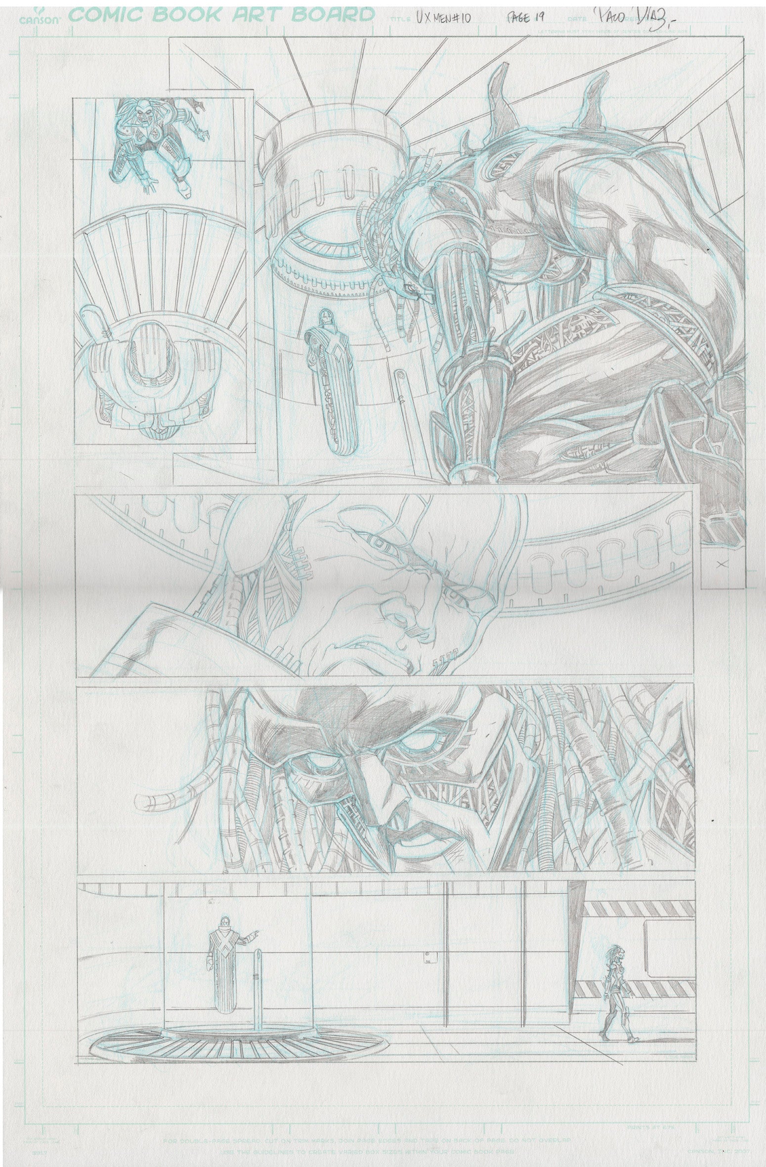 Paco Diaz Original Art Uncanny X-Men #10 Page 19