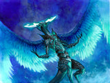 Michal Ivan Original Art Magic: The Gathering Ugin Packaging Artwork for MTG Dragons of Tarkir