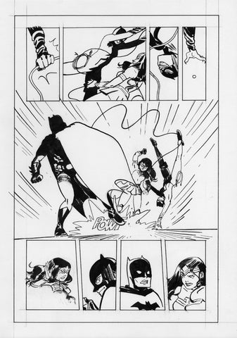 Thierry Martin Original Art Batman The World Published Page 8