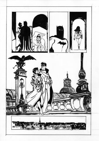 Thierry Martin Original Art Batman The World Published Page 10