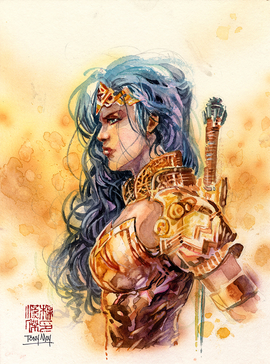 Watercolor Techniques for Comic Book Covers, Watercolor Techniques for  Comic Book Covers (tony_moy)