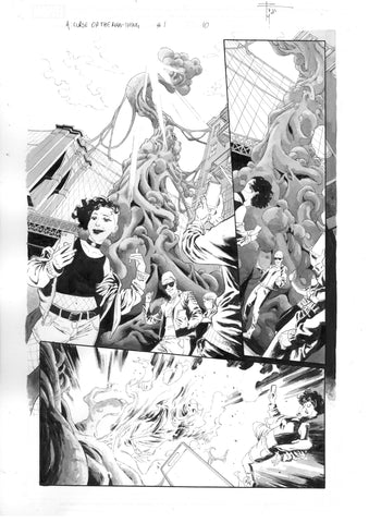 Francesco Mobili Original Art Avengers: Curse of the Man-Thing #1 Page 10