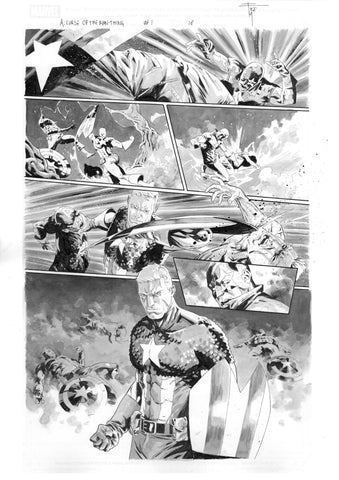 Francesco Mobili Original Art Avengers: Curse of the Man-Thing #1 Page 18