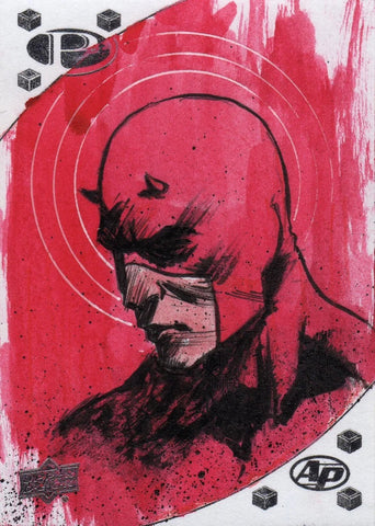 Chris Shehan Original Art APs Daredevil 2017 Marvel Premier Sketch Card