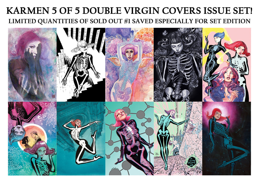 LIMITED KARMEN #5 of 5 KCA Exclusive Double Sided Virgin Covers Full Set of 5