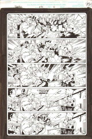 Paco Diaz Original Art Deadpool #34 Page 16