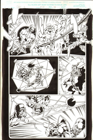 Paco Diaz Original Art Deadpool #35 Page 14