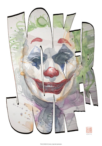 David Mack Joker NYCC Metaverse 12x18" Limited Edition Giclee