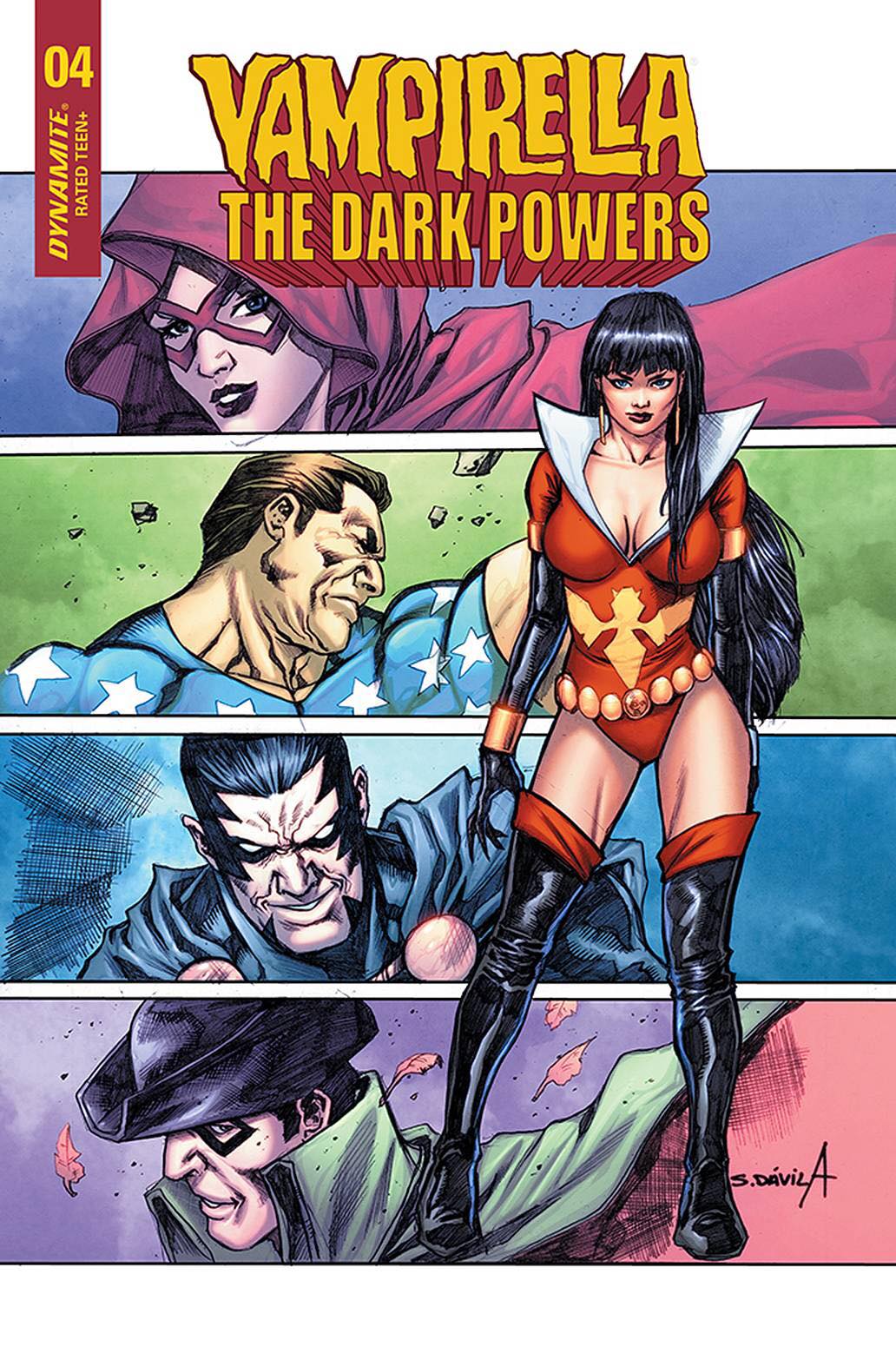 Sergio Davila Original Art Vampirella The Dark Powers #4 Cover