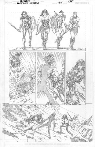 Jesus Merino Original Art Wonder Woman #757 Page 7