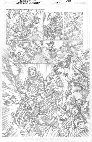 Jesus Merino Original Art Wonder Woman #757 Page 9