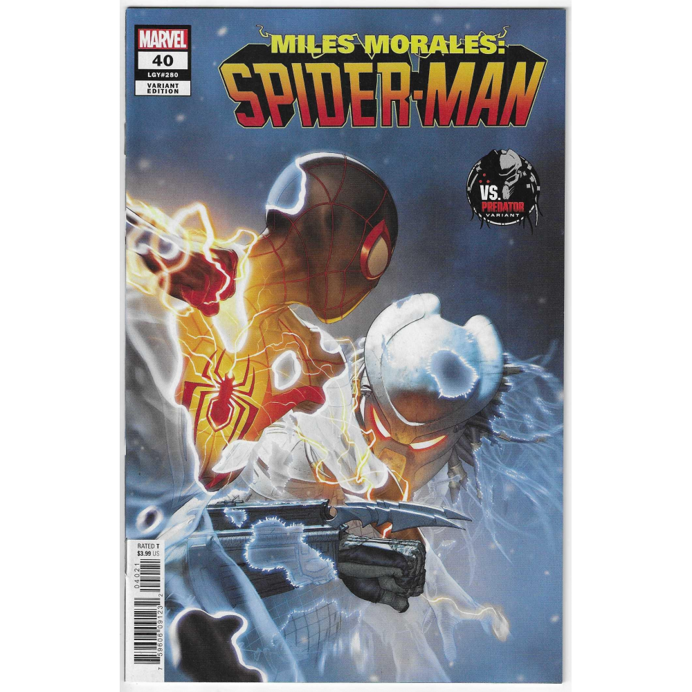 Mattia De Iulis Original Art Miles Morales Spider-Man #40 Predator Cover