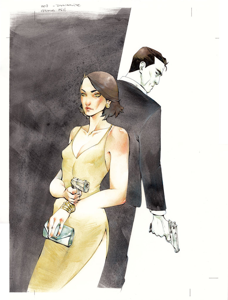 Chuma Hill Original Art 007: For King And Country #1 Cover Comic Art