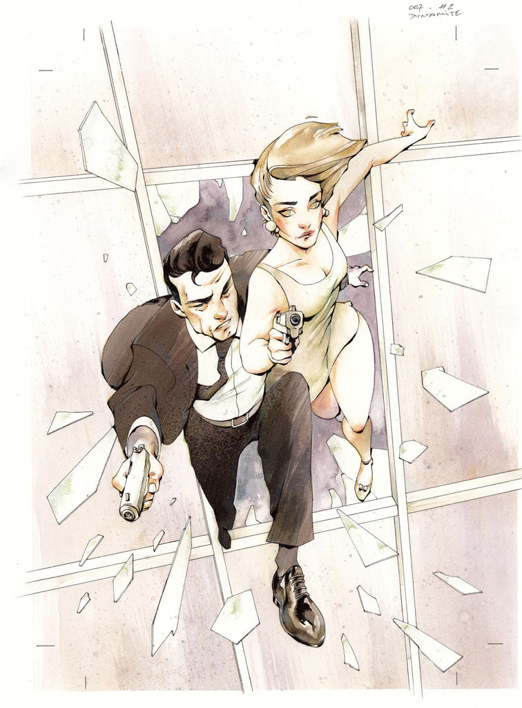 Chuma Hill Original Art 007: For King And Country #2 Cover Comic Art