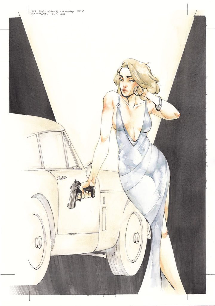 Chuma Hill Original Art 007: For King And Country #4 Cover Comic Art