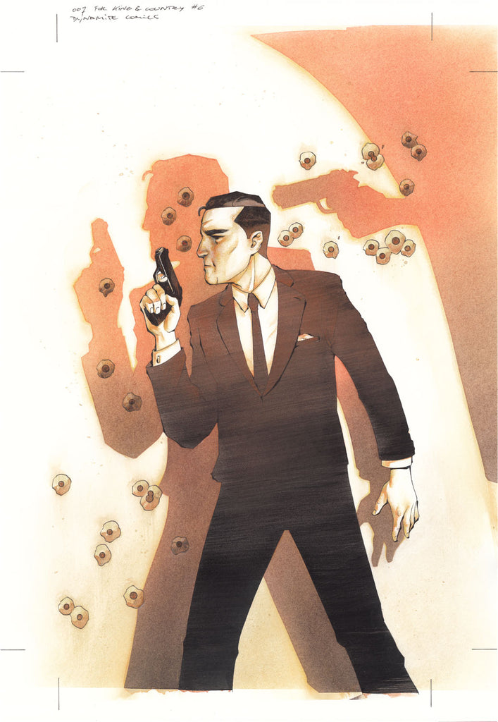 Chuma Hill Original Art 007: For King And Country #6 Cover Comic Art