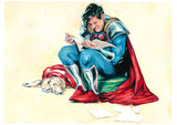 Pasquale Ferrara Original Art Superman #38 Cover (Cian Tormey inks, Pasquale Ferrara painting)