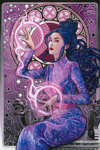 Fred Ian Original Art Psylocke Art Nouveau Illustration