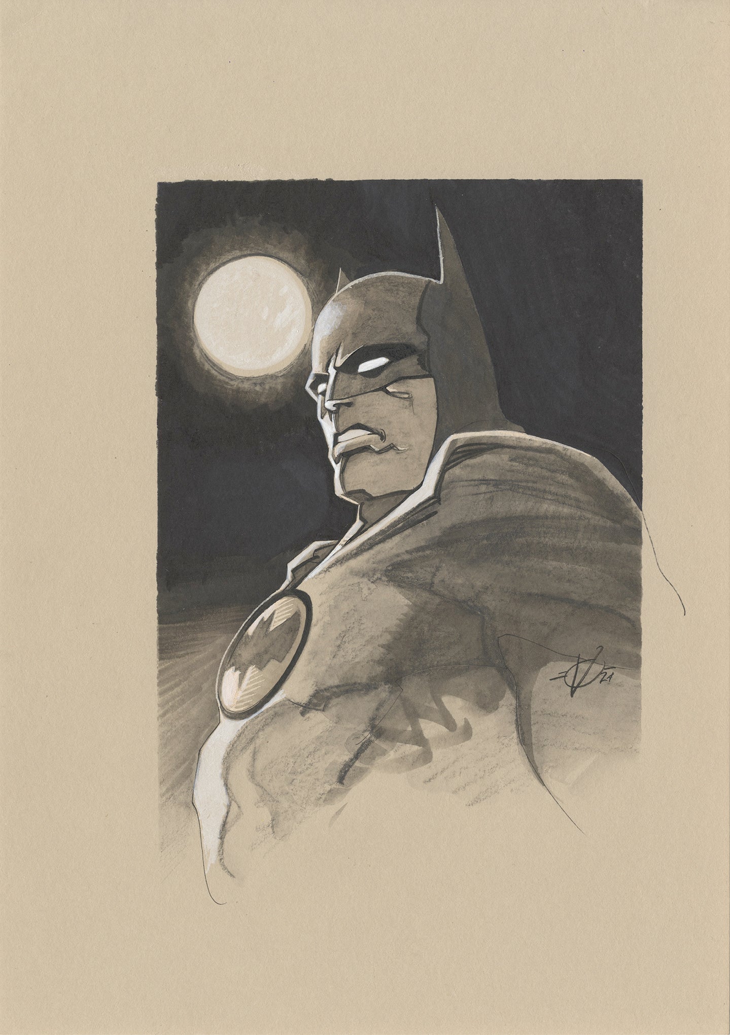 Olivier Vatine Original Art Limited to 10 Bundle Batman Edition