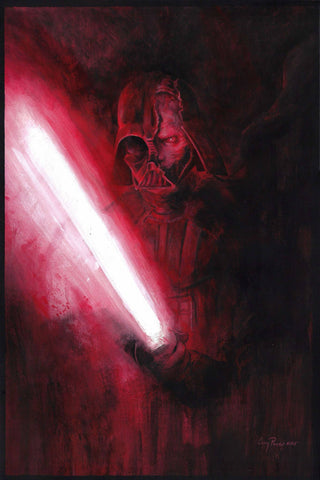 Casey Parsons Original Art Darth Vader Illustration