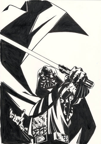 Federico Sabbatini Original Art Star Wars: Darth Vader #45 Cover