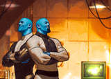 Francesco Tomaselli Original Art Overpower The Mauler Twins Invincible Published Card Art