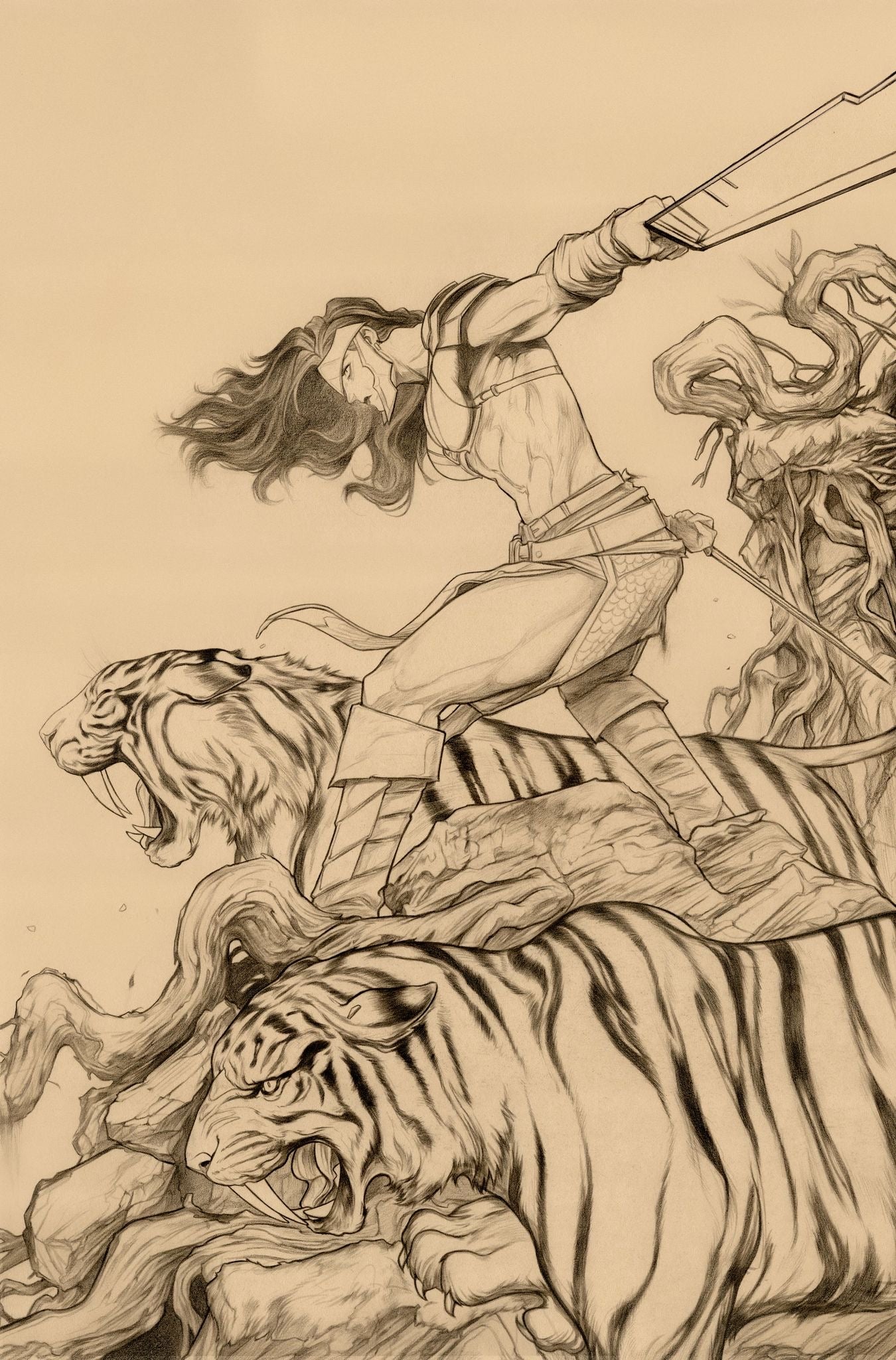 Nimit Malavia Original Art Imperial War: Planet She-Hulk #1 Cover