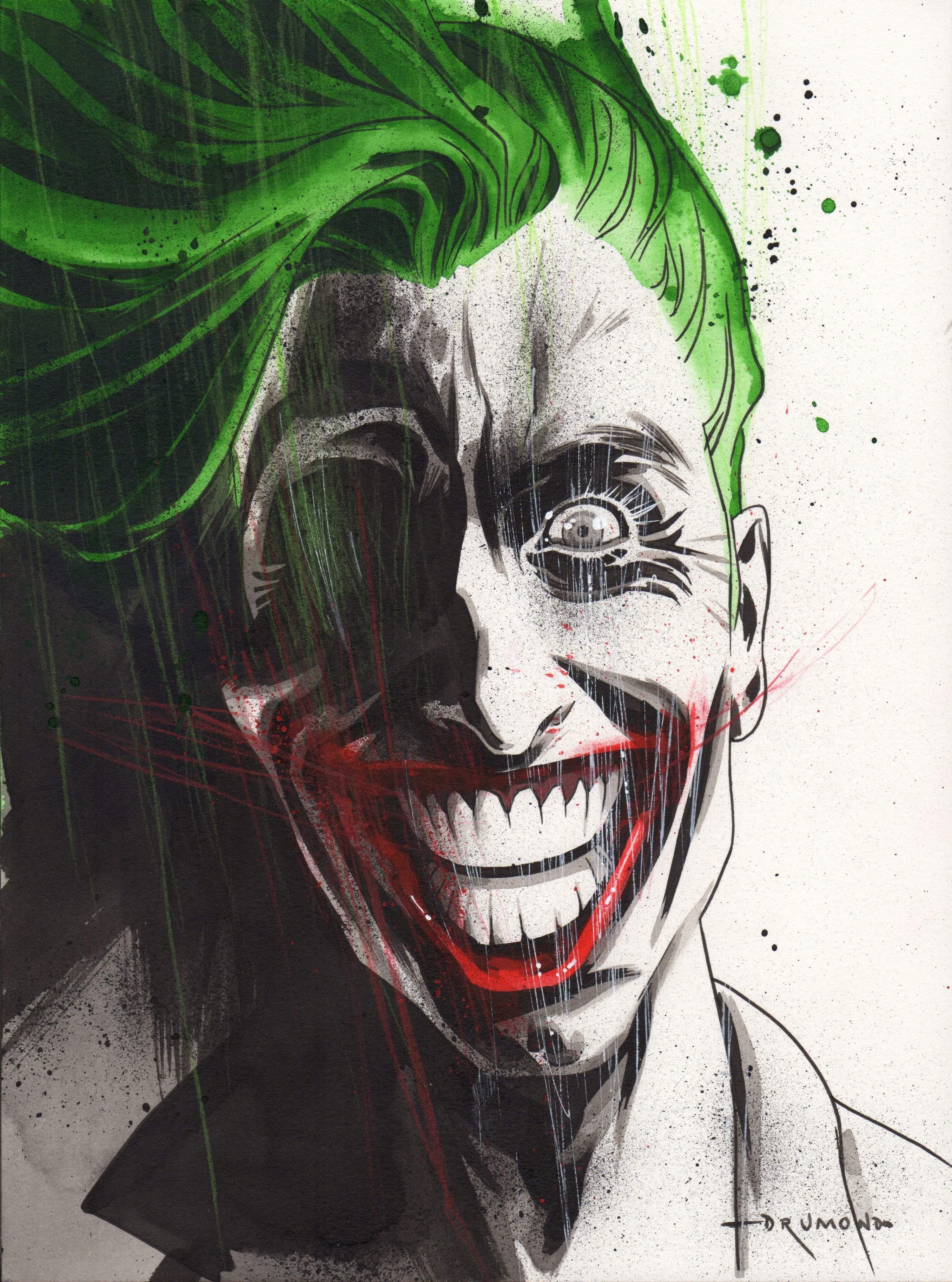 Ricardo Drumond Original Art Joker Illustration