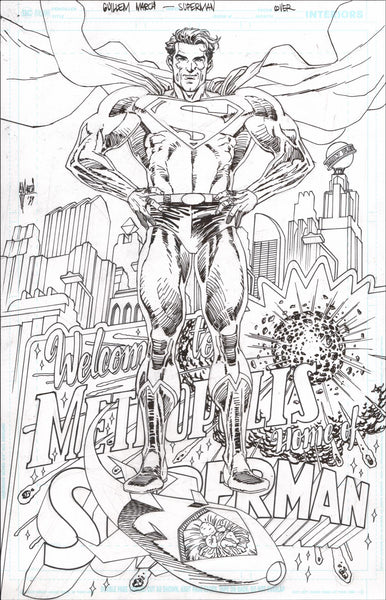 Guillem March Original Art Superman #1069 Cover