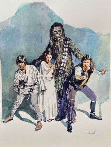 Andrea Cucchi Original Art Star Wars Illustration