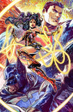 Vincenzo Riccardi Original Art Trinity (Batman, Superman, Wonder Woman) Illustration
