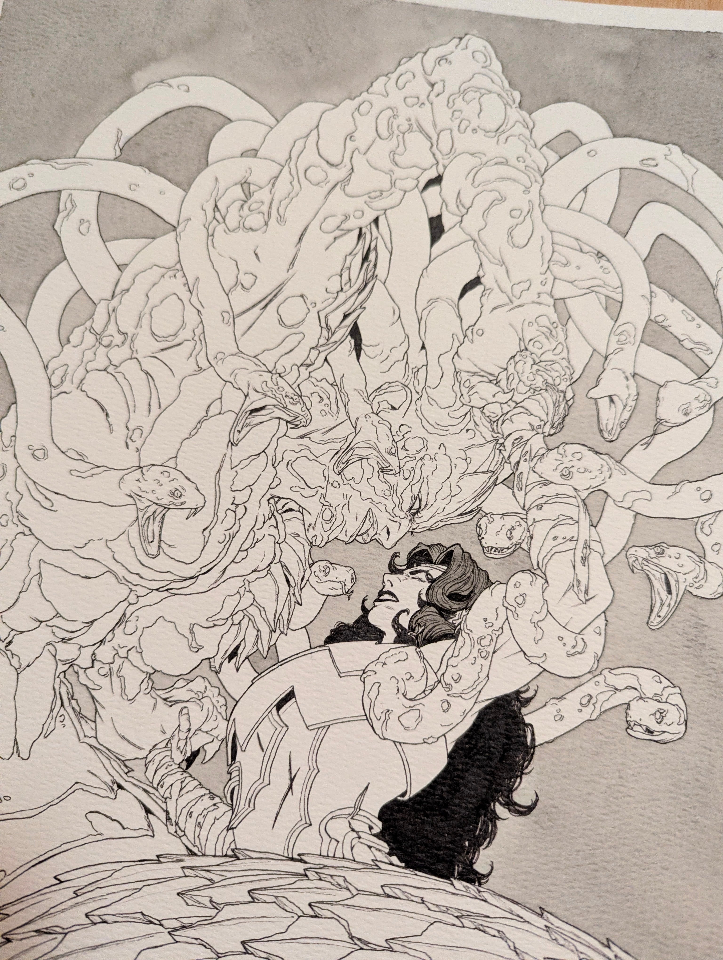 Mattia De Iulis Original Art Absolute Wonder Woman 2026 Annual #1 Cover
