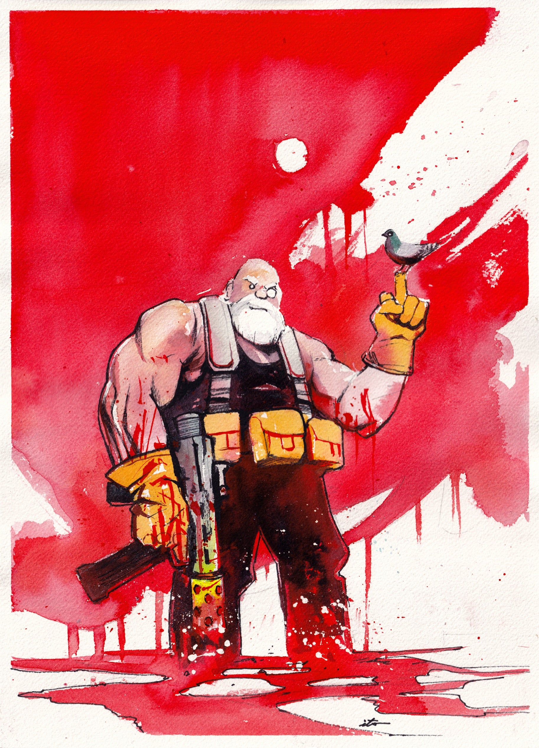 Ito Original Art Destination Kill #2 Cover