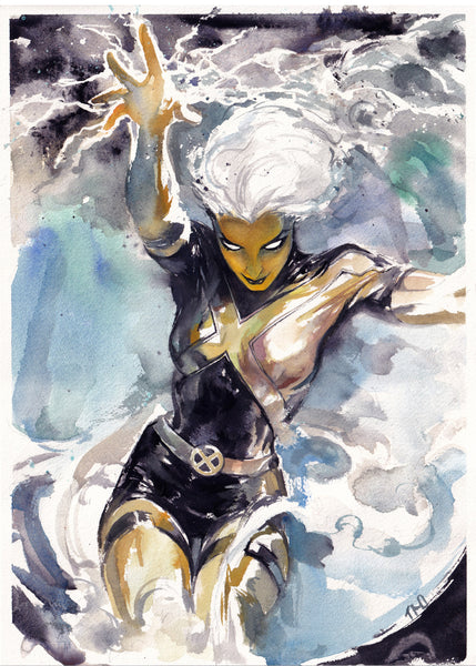 Ito Original Art Storm Illustration