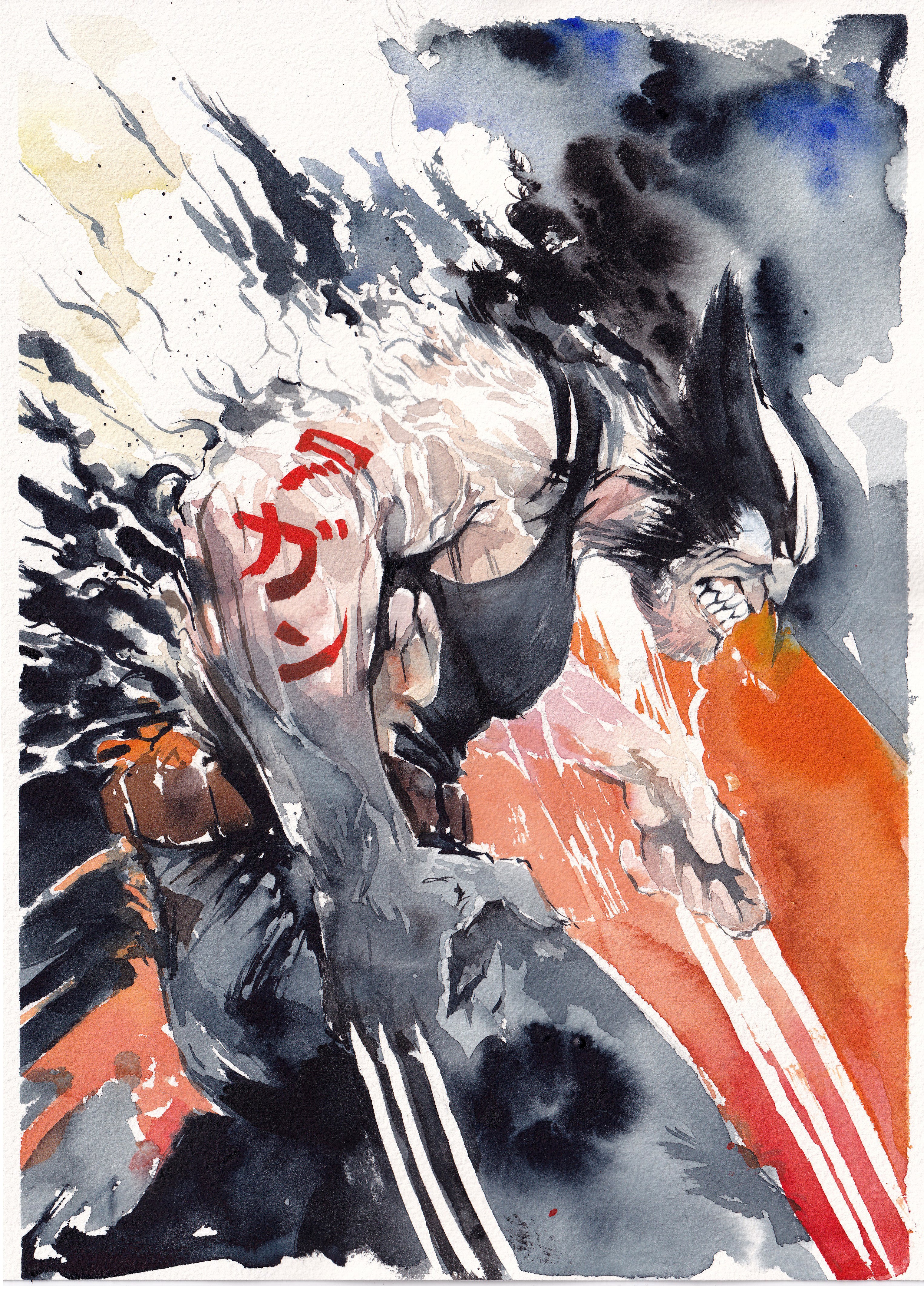 Ito Original Art Wolverine Illustration 2