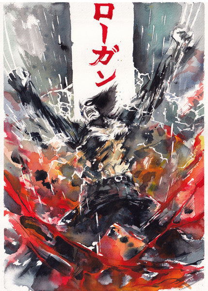 Ito Original Art Wolverine Illustration 1