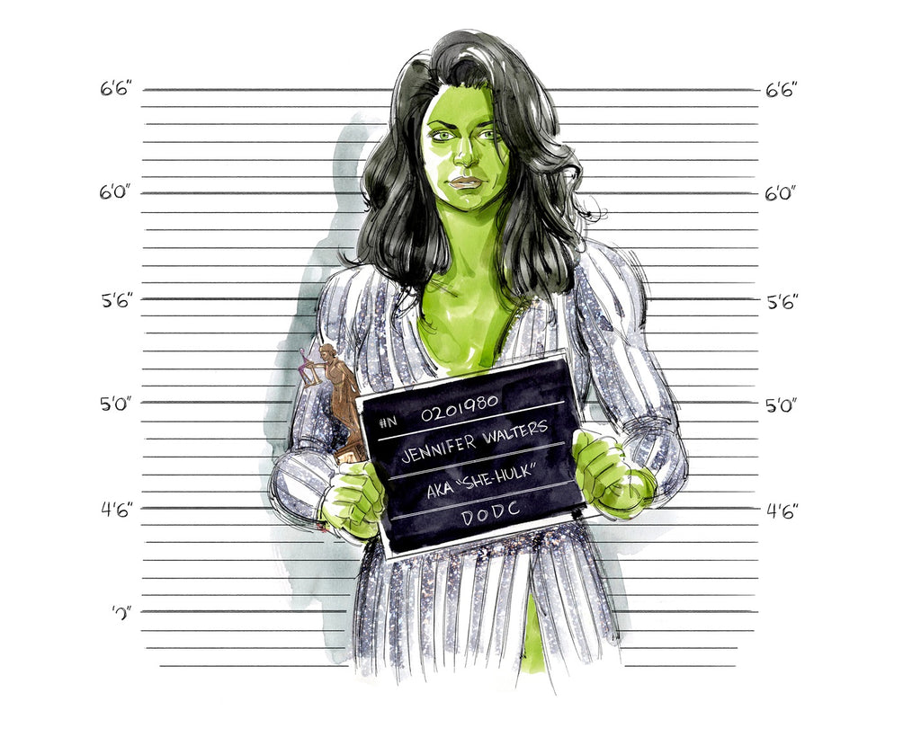 Kagan McLeod Original Art She-Hulk Post Credits Art (published inside the art book) Comic Art