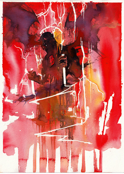 Ito Original Art Daredevil Illustration 2