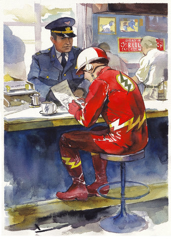 Ito Original Art Flash Coffee Break Illustration