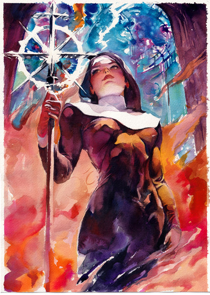 Ito Original Art Marian Heretic #1 Cover
