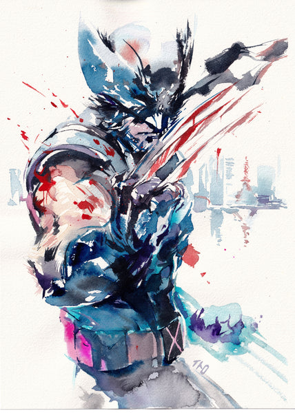 Ito Original Art Wolverine Illustration 3