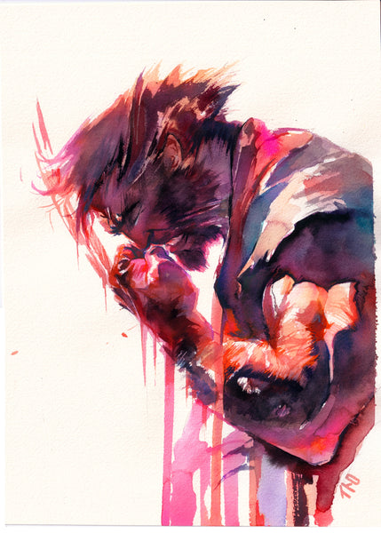 Ito Original Art Wolverine Illustration 1