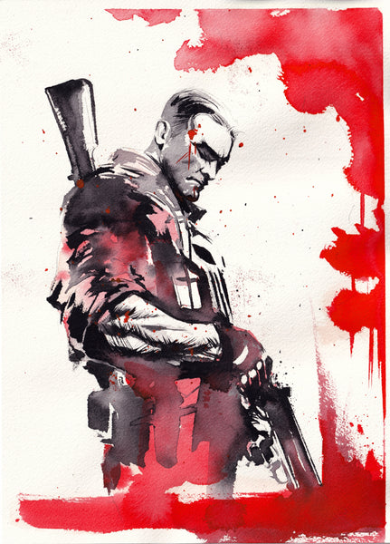 Ito Original Art Punisher Illustration