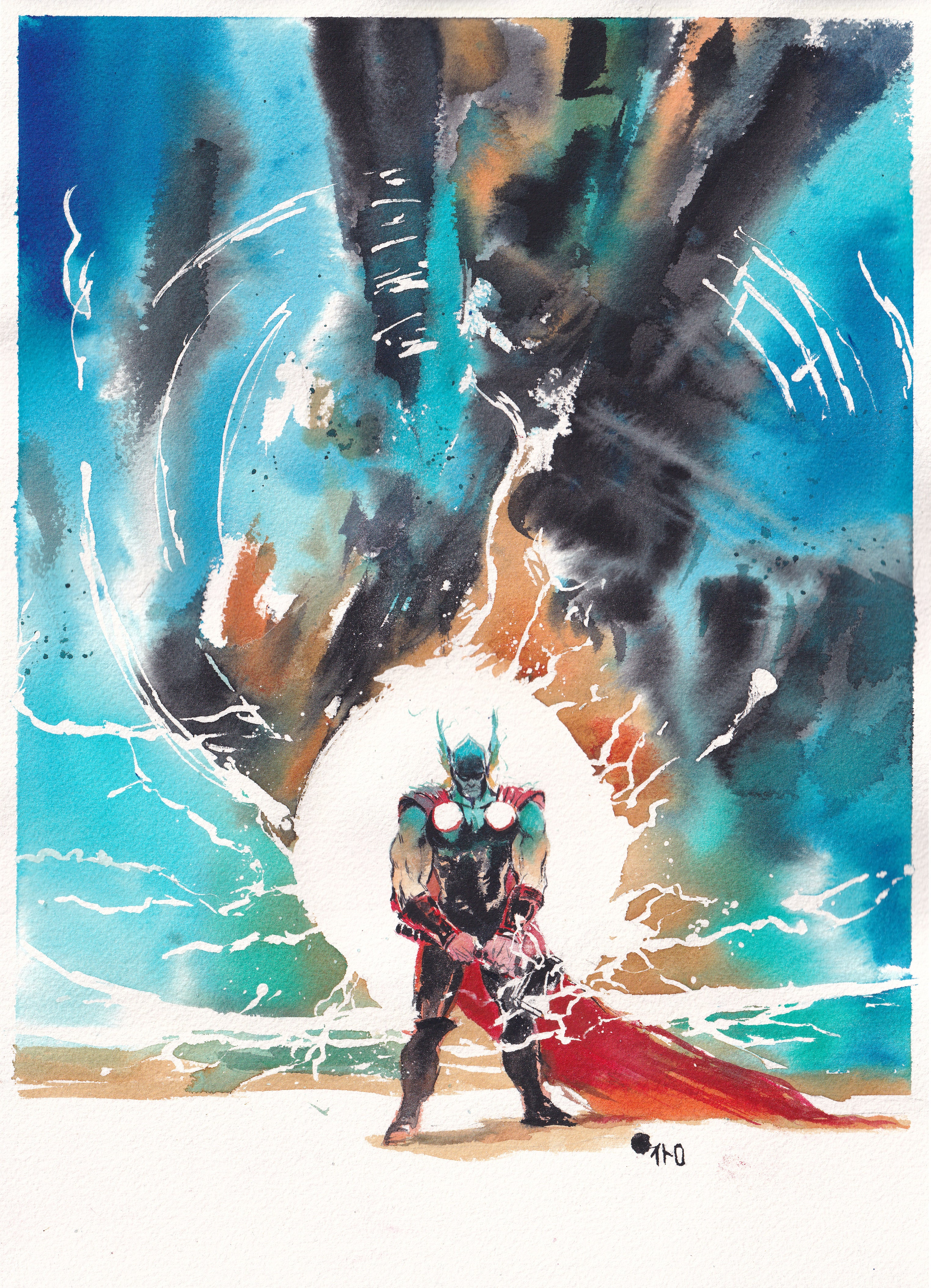 Ito Original Art Thor Illustration