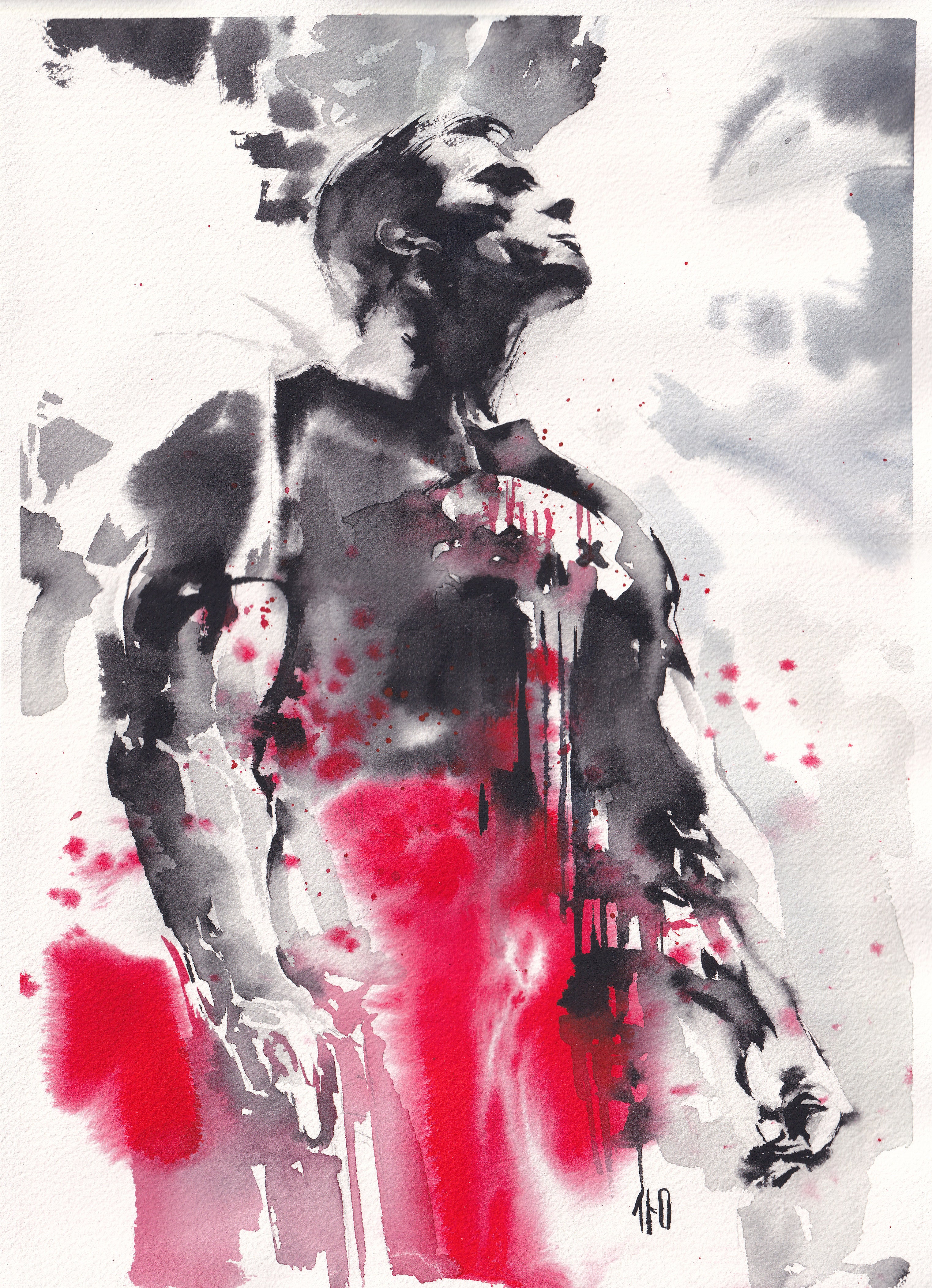 Ito Original Art Punisher Illustration